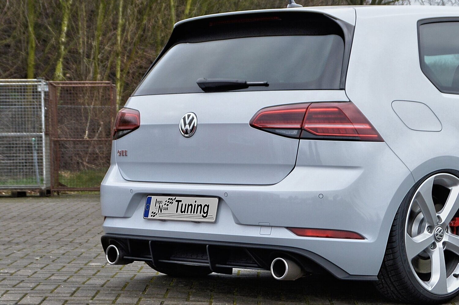 Heckansatz Diffusor für VW Golf 7 GTI + Performance Facelift