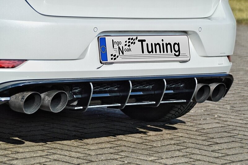 Racing Heckansatz Diffusor für VW Golf 7 R Facelift Racing Heckansatz Diffusor für VW Golf 7 R Facelift