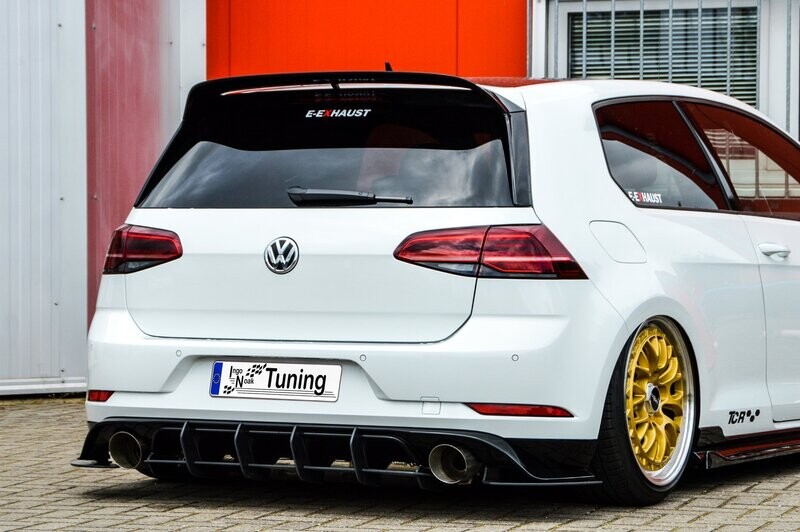 Racing Heckansatz Diffusor mit Seitenteilen für VW Golf 7 GTI TCR Racing Heckansatz Diffusor mit Seitenteilen für VW Golf 7 GTI TCR