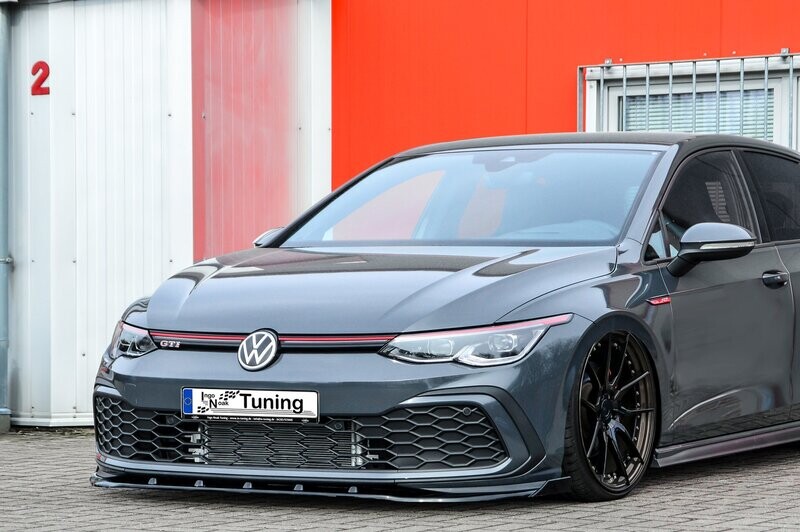 CUP Frontspoilerlippe mit Wing passend für VW Golf 8 GTI + GTD CUP Frontspoilerlippe mit Wing passend für VW Golf 8 GTI + GTD