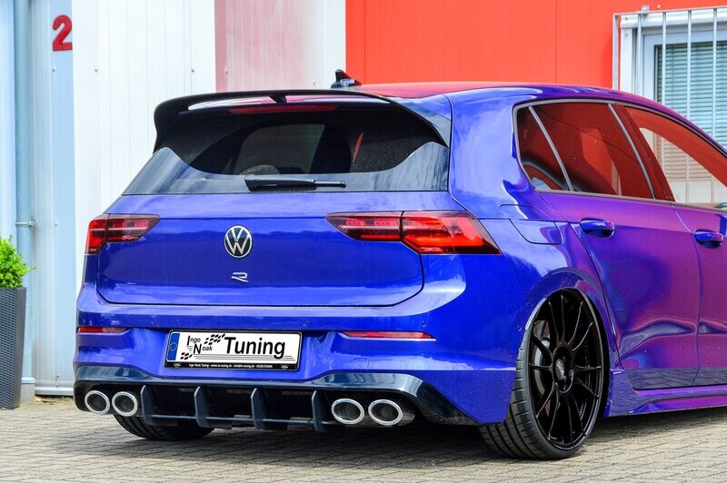 Gefräster Heckansatz Diffusor für VW Golf 8 R Gefräster Heckansatz Diffusor für VW Golf 8 R