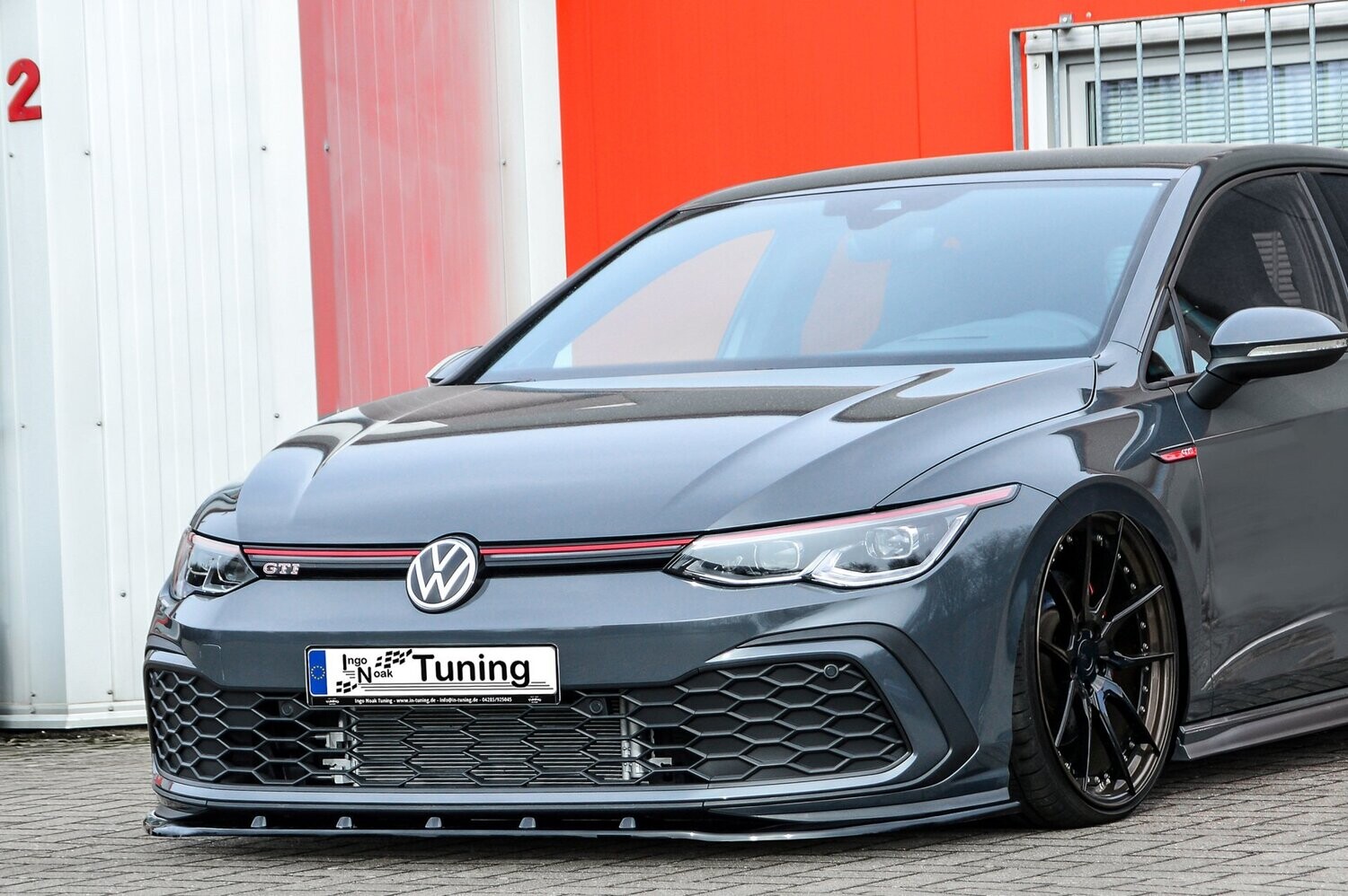 CUP Frontspoilerlippe passend für VW Golf 8 GTI + GTD