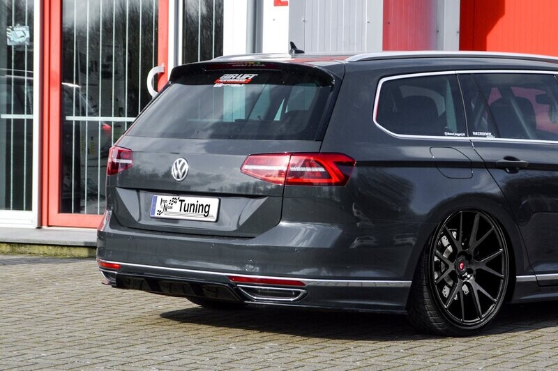 Heckansatz Mittenteil+Seitenteile für VW Passat 3G B8 R-Line Heckansatz Mittenteil+Seitenteile für VW Passat 3G B8 R-Line