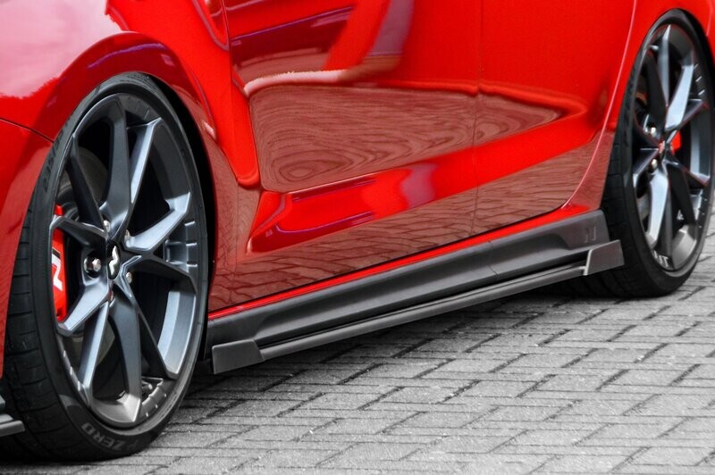 CUP Seitenschweller mit Wing vorne + hinten für Hyundai I30N Facelift CUP Seitenschweller mit Wing vorne + hinten für Hyundai I30N Facelift