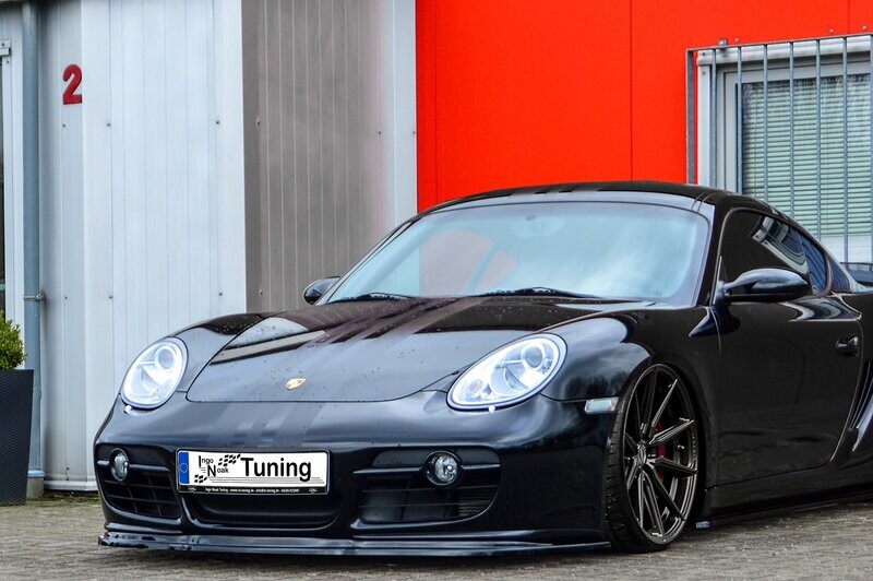 Frontspoilerlippe Cuplippe aus ABS für Porsche Cayman 987 Frontspoilerlippe Cuplippe aus ABS für Porsche Cayman 987