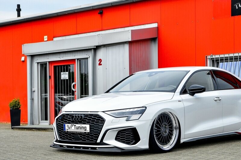 Cup Frontspoilerlippe für Audi A3 8Y S-Line + S3 Cup Frontspoilerlippe für Audi A3 8Y S-Line + S3