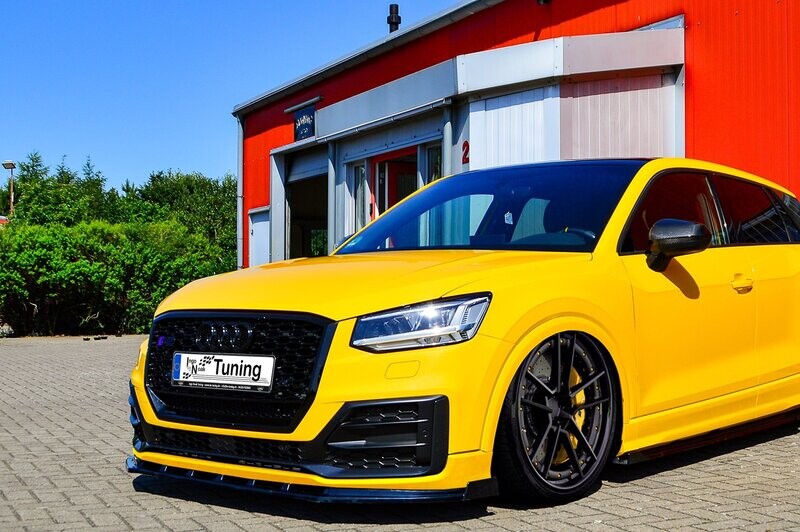 Cup Frontspoilerlippe mit Wing für Audi Q2 Sport GA aus ABS