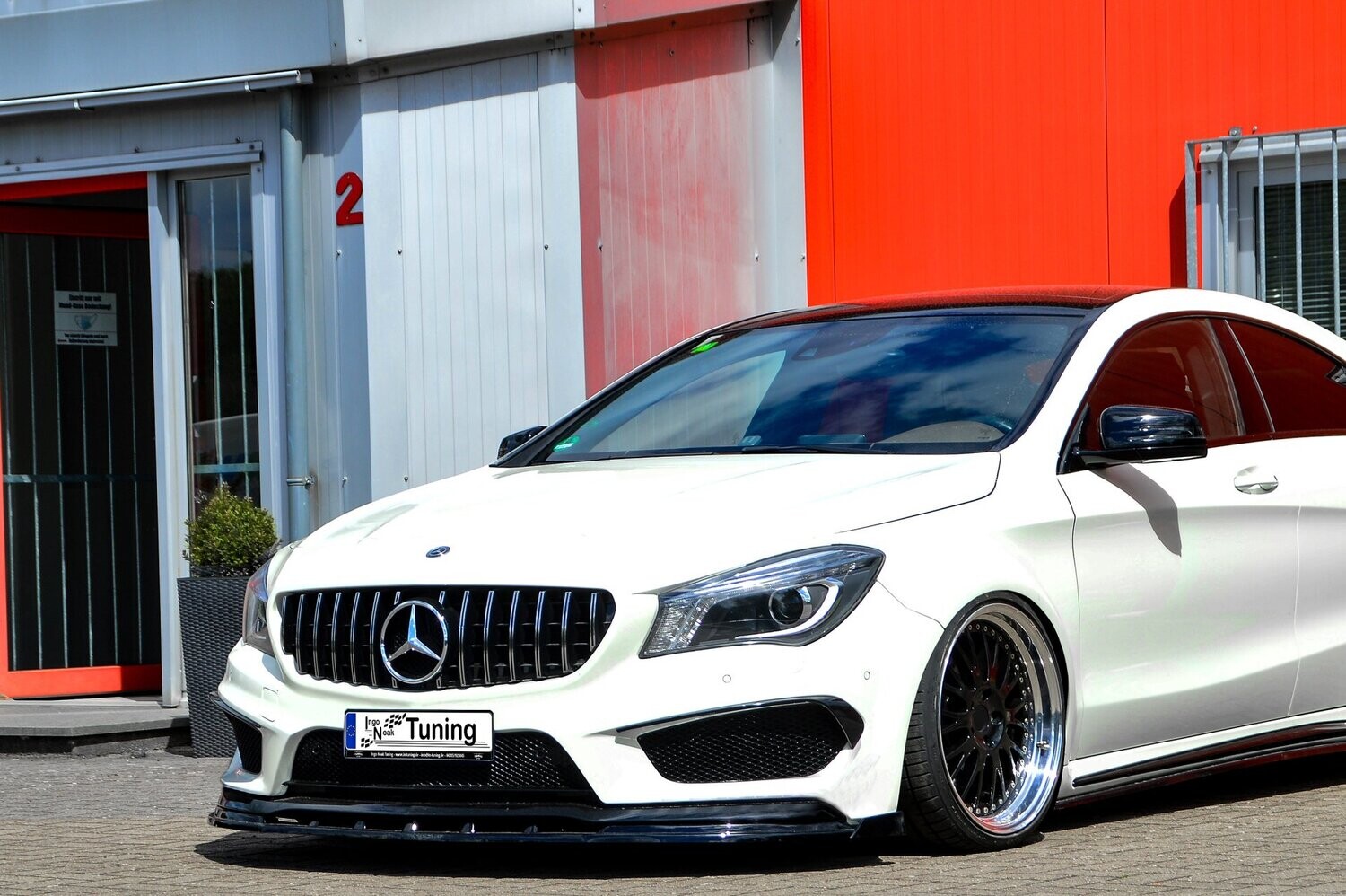 Cuplippe Spoilerlippe  mit Wing ABS Mercedes CLA AMG-Line C117