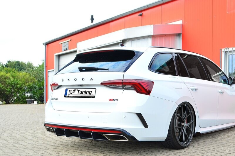 Heckansatz aus ABS für Skoda Octavia RS NX ab Bj.2020- Heckansatz aus ABS für Skoda Octavia RS NX ab Bj.2020-