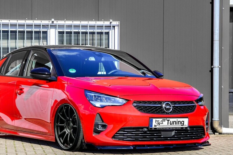 Cup Frontspoilerlippe mit Wings für Opel Corsa F ab Bj.2019- Cup Frontspoilerlippe mit Wings für Opel Corsa F ab Bj.2019-