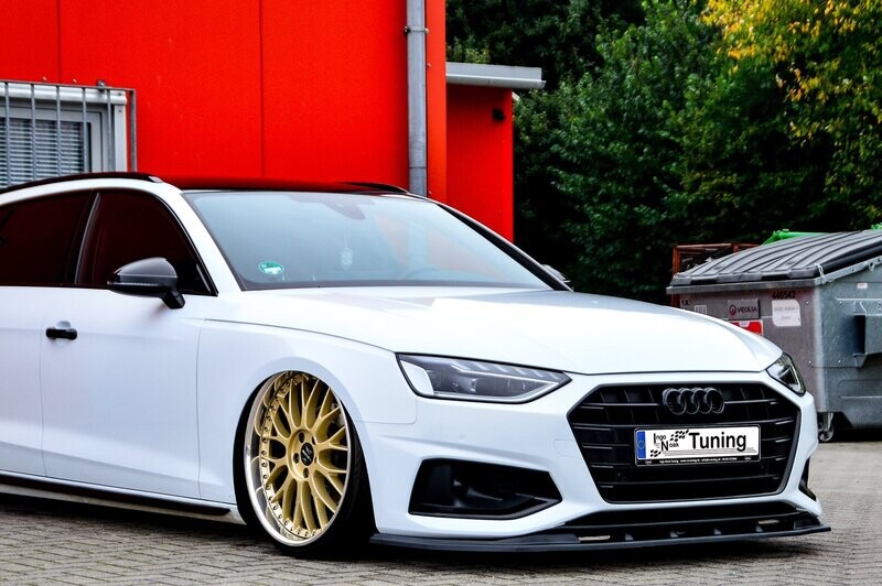 Cup Frontspoilerlippe für Audi A4 B9 Facelift ab Bj. 2019-