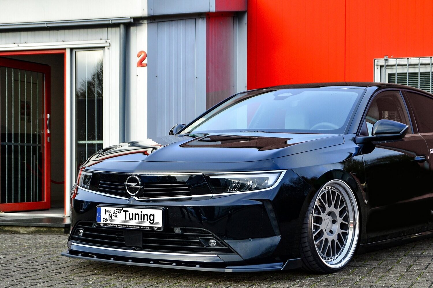 Cup Frontspoilerlippe mit Wings für Opel Astra L Standard