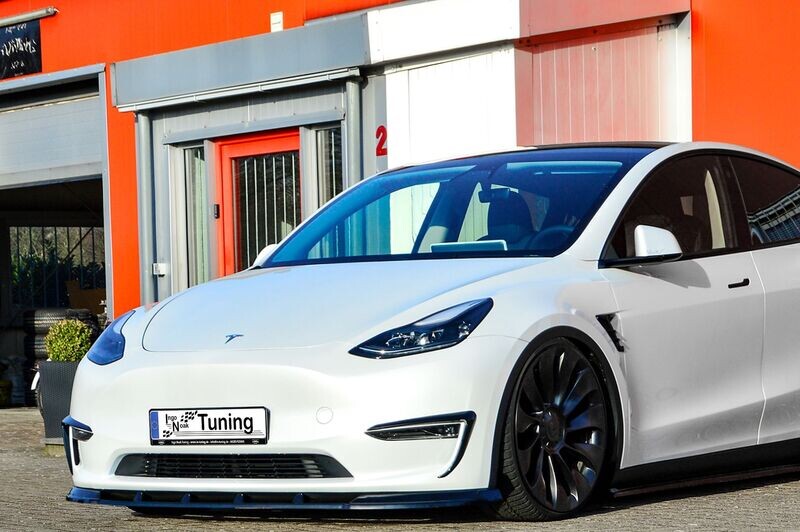 CUP Frontspoilerlippe für Tesla Model Y ab Bj. 2020- CUP Frontspoilerlippe für Tesla Model Y ab Bj. 2020-