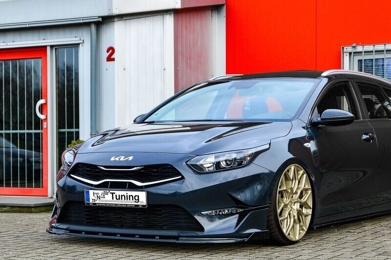CUP Frontspoilerlippe mit Wings für Kia Ceed CD ab Bj. 2021- CUP Frontspoilerlippe mit Wings für Kia Ceed CD ab Bj. 2021-