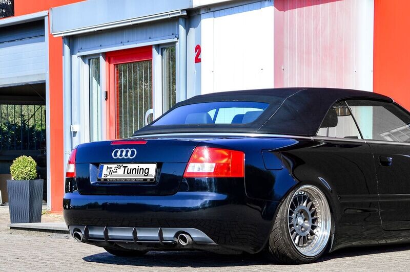 Gesfräster Heckansatz für Audi A4 8H B6 Cabrio Gesfräster Heckansatz für Audi A4 8H B6 Cabrio