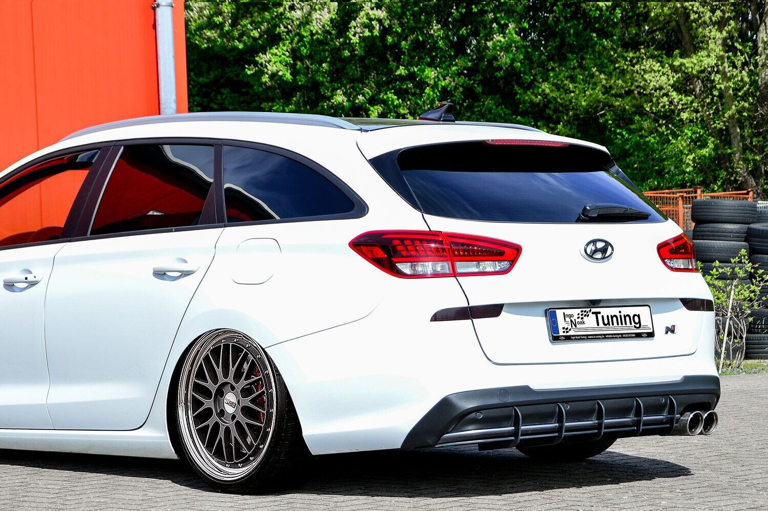 Racing Heckansatz für Hyundai I30 N-ine Kombi ab Bj.2021-