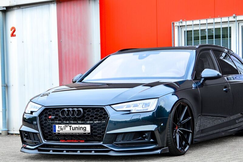 Cup Frontspoilerlippe V2 mit Wings für Audi A4 S-Line + S4 B9 Cup Frontspoilerlippe V2 mit Wings für Audi A4 S-Line + S4 B9