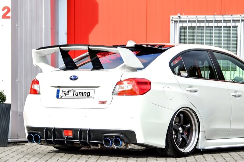 Gefräster Heckansatz Version 2 für Subaru Impreza WRX STi Gefräster Heckansatz Version 2 für Subaru Impreza WRX STi