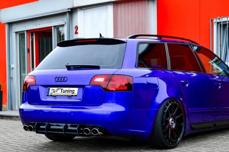 Gefräster Heckansatz für Audi A4 S4 B7 Gefräster Heckansatz für Audi A4 S4 B7