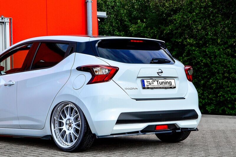 Heckspoilerlippe Cuplippe mit Wings für Nissan Micra 5 K14 Heckspoilerlippe Cuplippe mit Wings für Nissan Micra 5 K14