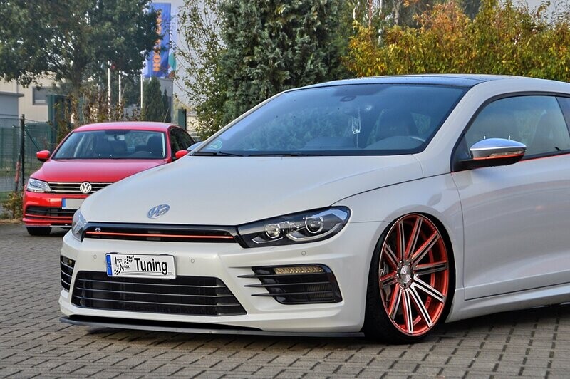Cup Frontspoilerlippe für VW Scirocco R Facelift Cup Frontspoilerlippe für VW Scirocco R Facelift