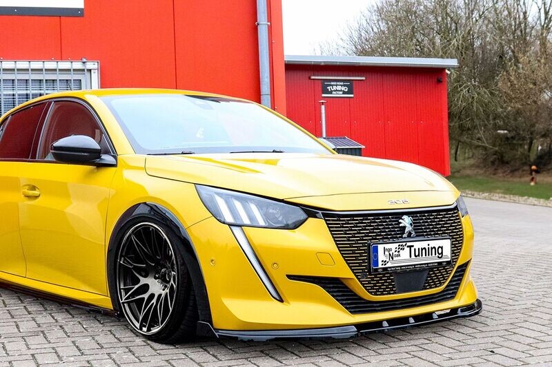 Cuplippe Frontspoilerlippe mit Wings für Peugeot 208 II GT GT-Line Cuplippe Frontspoilerlippe mit Wings für Peugeot 208 II GT GT-Line