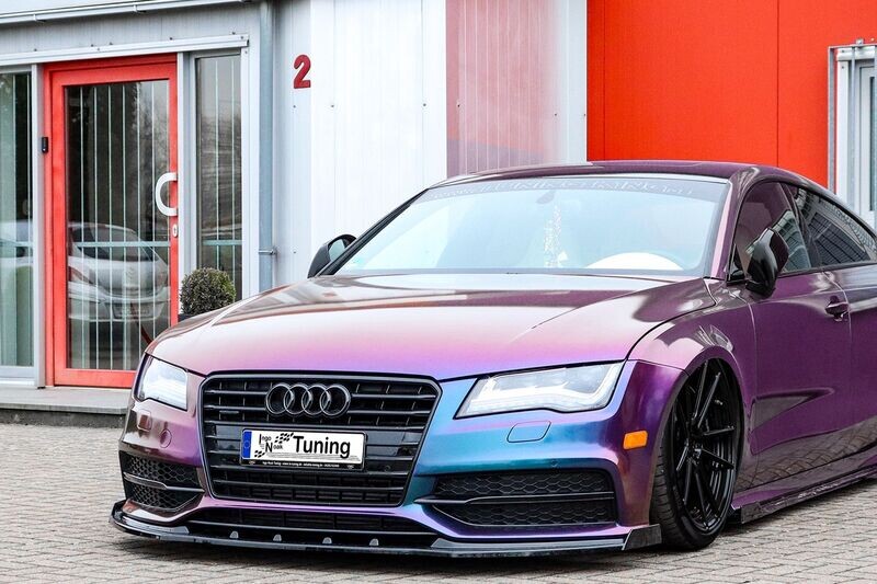Cup Frontspoilerlippe mit Wings V2 für Audi A7 S-Line + S7 Cup Frontspoilerlippe mit Wings V2 für Audi A7 S-Line + S7