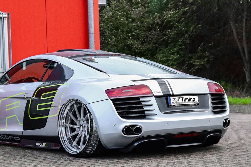 Heckansatz 5.tlg. für Audi R8 42 V8 Heckansatz 5.tlg. für Audi R8 42 V8