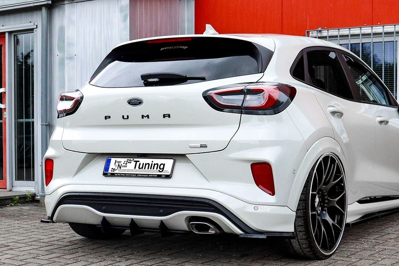 Heckansatz Diffusor für Ford Puma JSK mit ST-Line Heckansatz Diffusor für Ford Puma JSK mit ST-Line