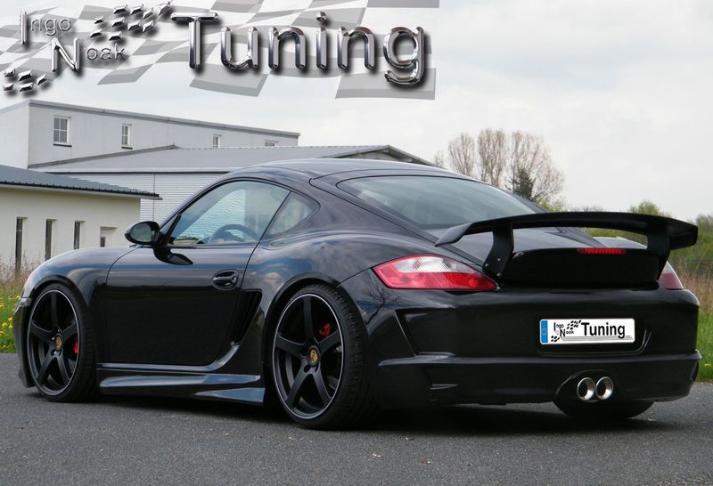 Heckspoiler Heckflügel Ducktail aus GFK für Porsche Cayman Boxster 987 Heckspoiler Heckflügel Ducktail aus GFK für Porsche Cayman Boxster 987