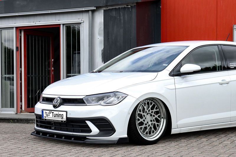Spoilerschwert Cuplippe mit Wings für VW Polo 6 2G Facelift Spoilerschwert Cuplippe mit Wings für VW Polo 6 2G Facelift
