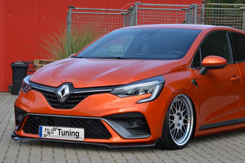 Frontspoiler Cuplippe Spoilerschwert für Renault Clio 5 RS-Line Frontspoiler Cuplippe Spoilerschwert für Renault Clio 5 RS-Line