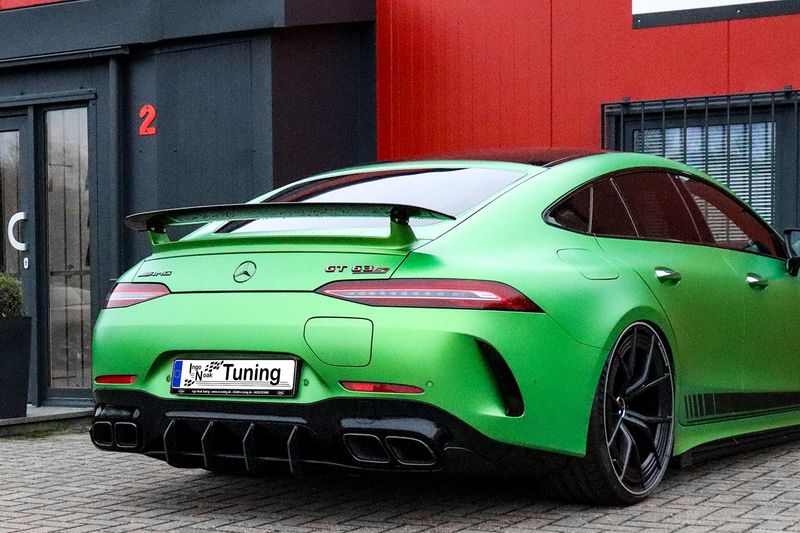 Gefräster Heckansatz für Mercedes AMG GT 63S 4-Türer X290 Gefräster Heckansatz für Mercedes AMG GT 63S 4-Türer X290