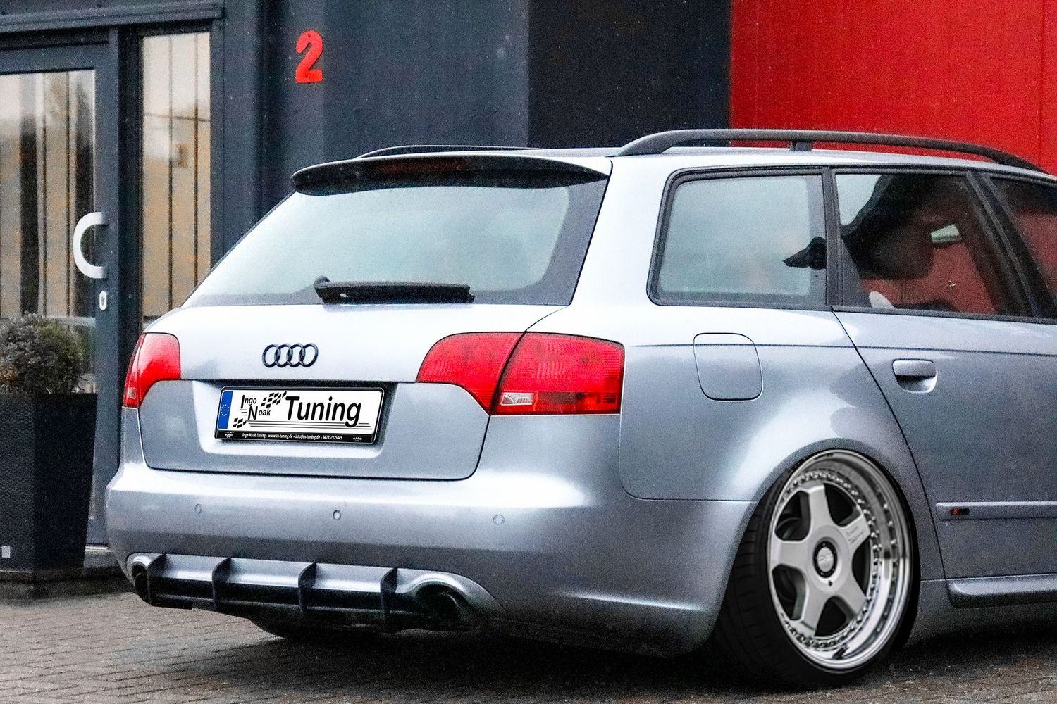 Heckansatz für Audi A4 B7 mit S-Line Duplex