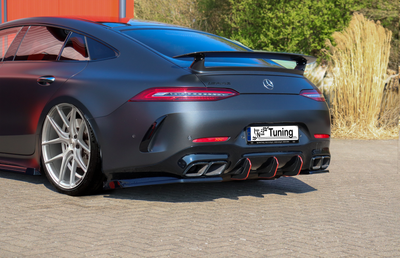 Gefräster Heckansatz für Mercedes AMG GT 63S 4-Türer X290 Gefräster Heckansatz für Mercedes AMG GT 63S 4-Türer X290