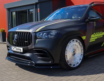 Cup Frontspoilerlippe aus ABS für Mercedes GLS 63 AMG 4 Matic Cup Frontspoilerlippe aus ABS für Mercedes GLS 63 AMG 4 Matic