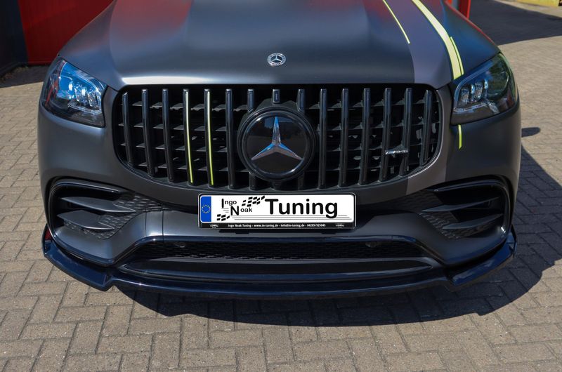 Cup Frontspoilerlippe mit Wings für Mercedes GLS 63 AMG 4 Matic Cup Frontspoilerlippe mit Wings für Mercedes GLS 63 AMG 4 Matic