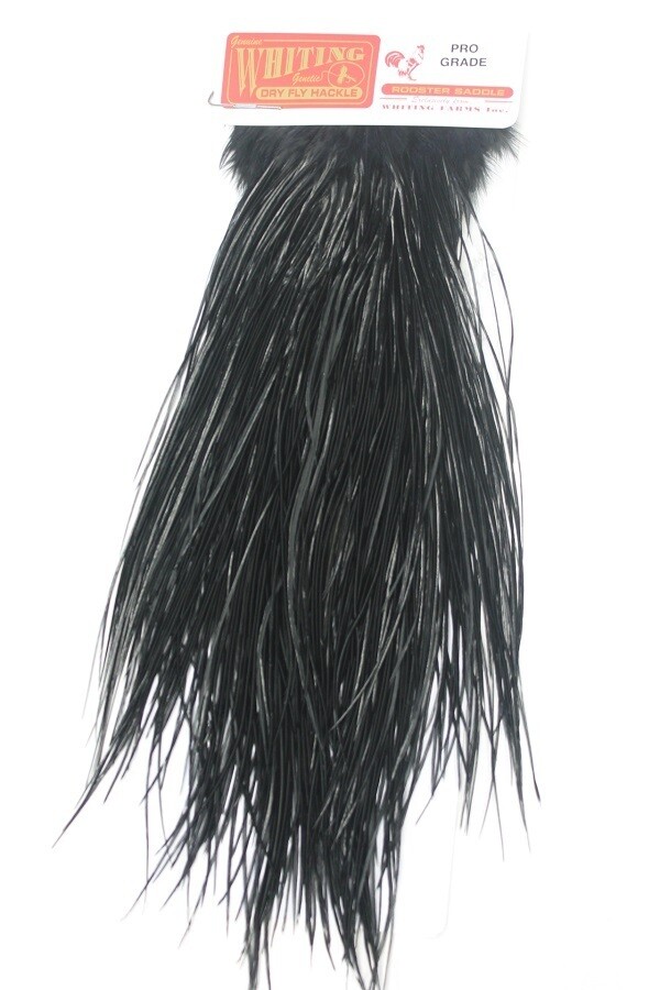 Whiting Pro Grade Midge Saddle Black