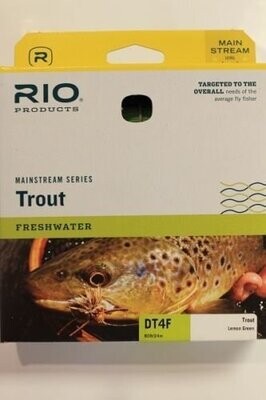 【未開封新品】RIO Trout Mainstream WF-4F フライライン Rio Mainstream Freshwater Trout WF4F Lemon Green