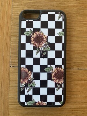 Checked Sunflower Phone Case