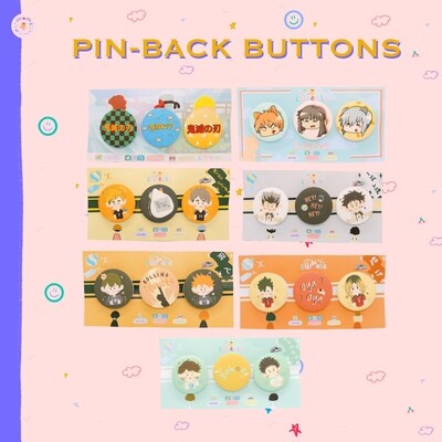 Pin-back Button Sets