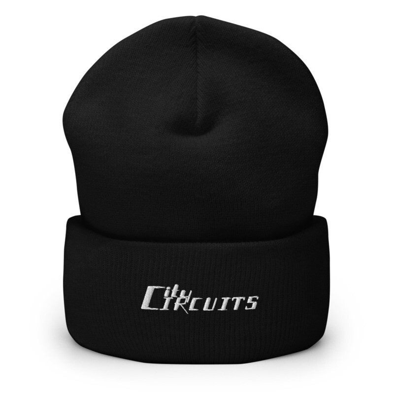 City Circuits Logo Cuffed Beanie