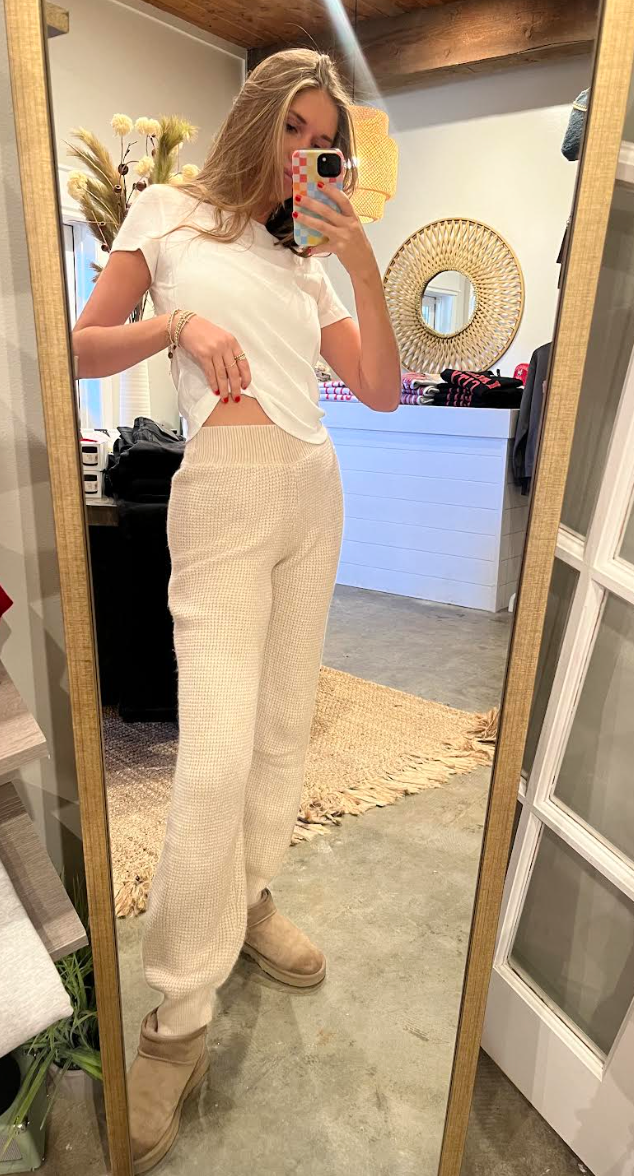 Oatmeal Sweater Joggers