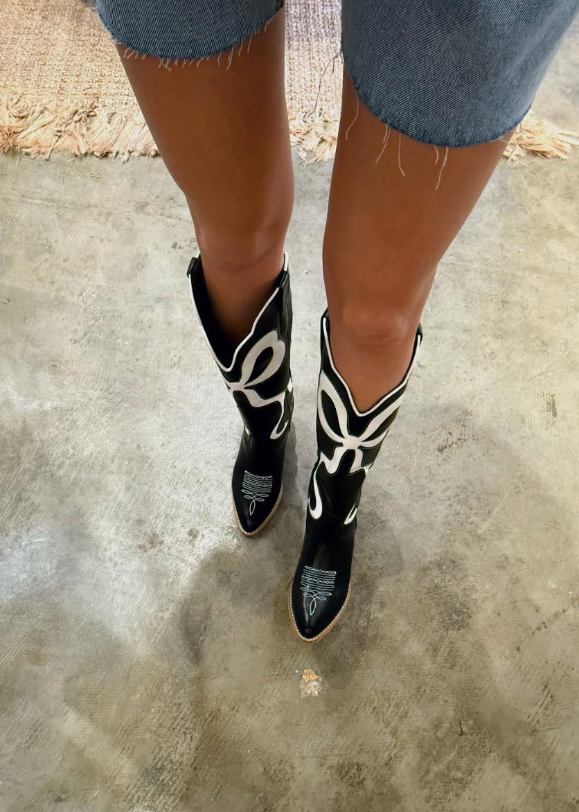 Bow Western Boots