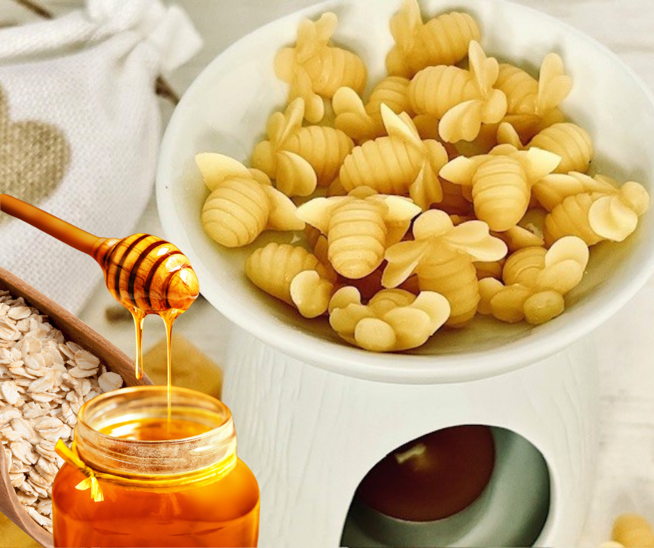20 Beeswax Bees Wax Melts  - Oats n Honey