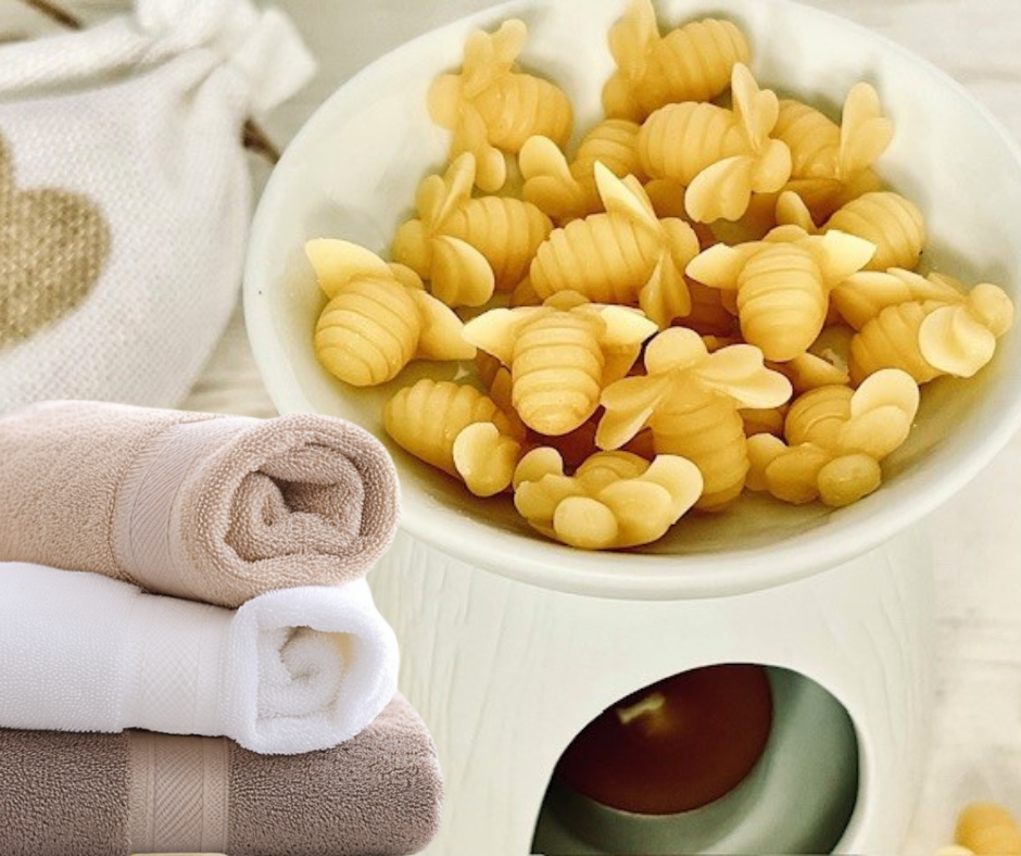 20 Beeswax Bees Wax Melts - Fresh Linen