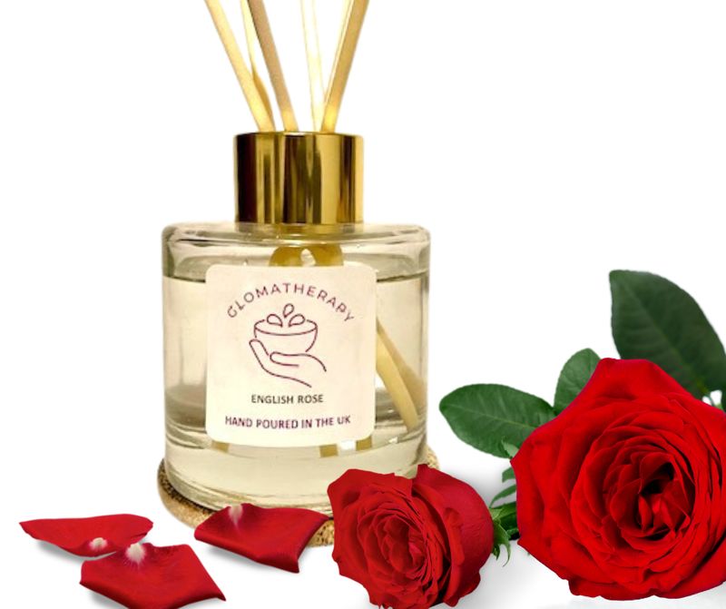 English Rose Reed Diffuser - Mood Enhancing Wellbeing Blend
