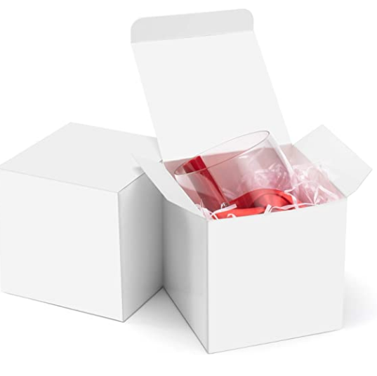 White Gift Box Cube