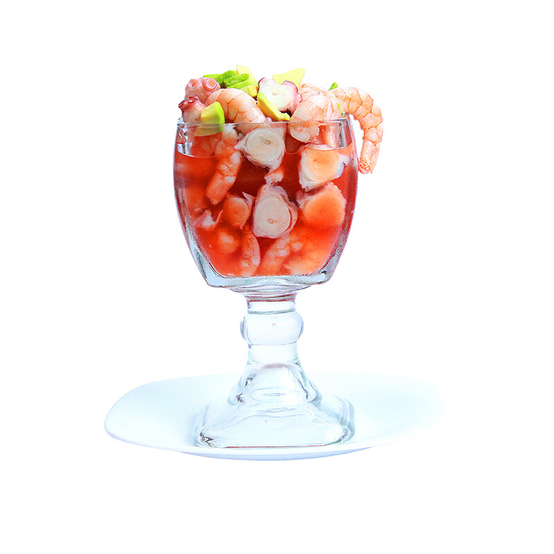 Coctel de Camarón y Pulpo