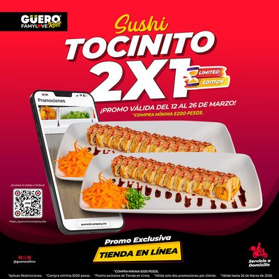 2x1 Sushi Tocinito